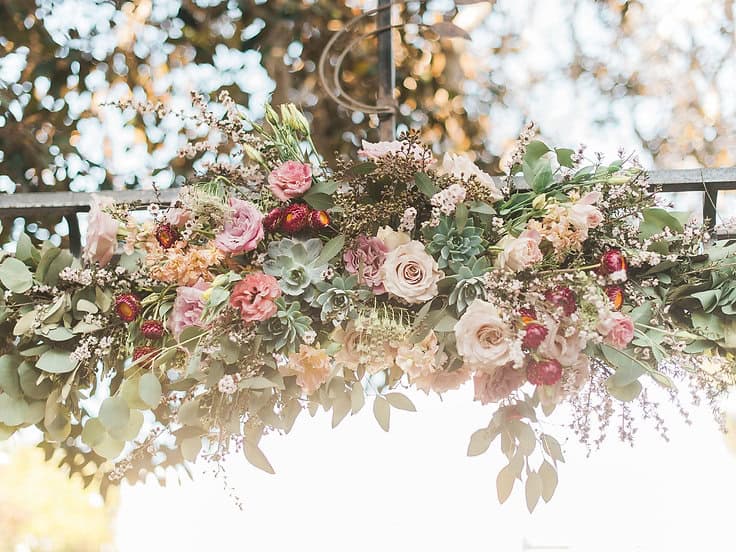 Elegant floral arch for special events and celebrations.